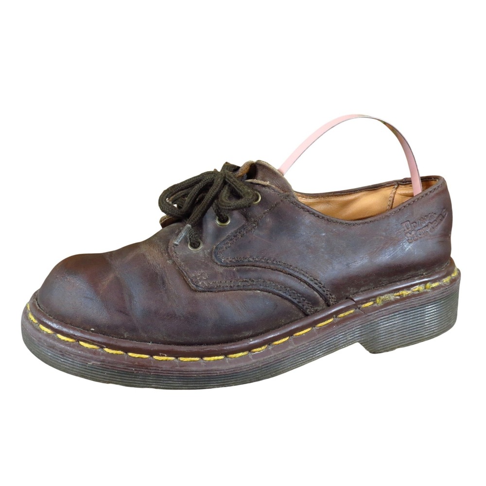 Dr. Martens 8168‎ Kids Oxford Shoe Size 2 School Uniform Brown Leather Vintage
